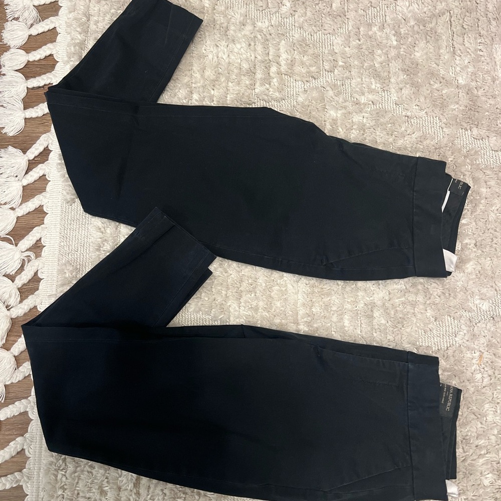 2-for-1 Banana Republic Black High Waist Straight Ankle Pants